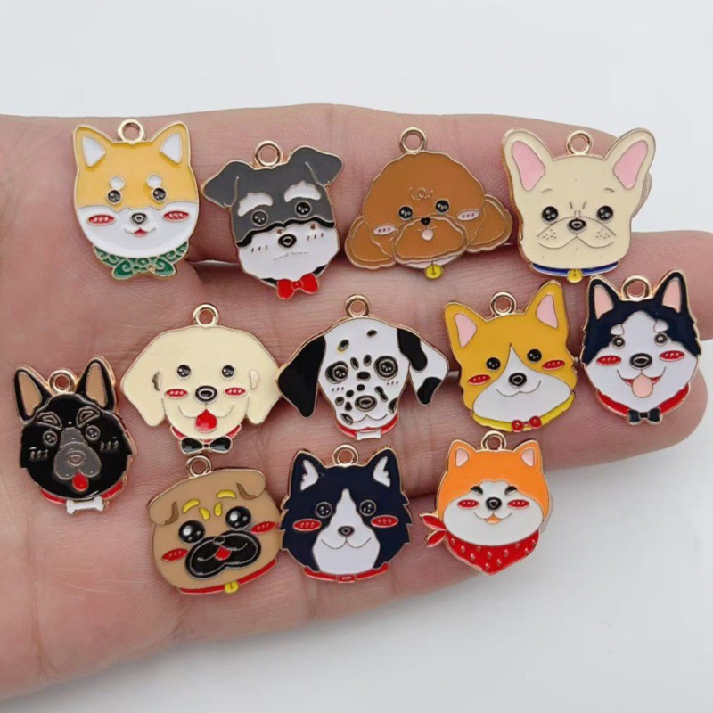 12pcs cartoon pet spotted dog  - Jewelry & Watches Spółka Z Ograniczoną Odpowiedzialnością recensie en prijs