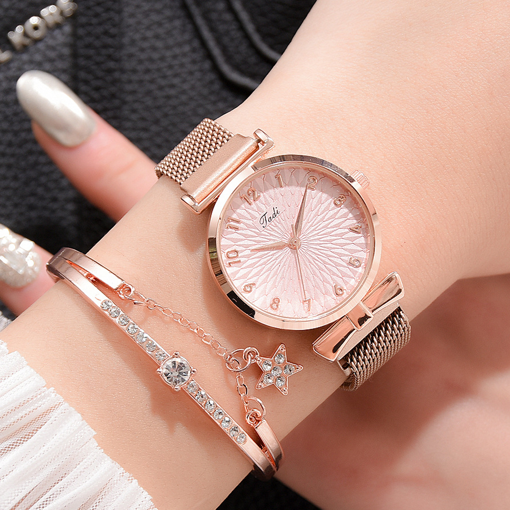 Women Bracelet Set Quartz Watc - Jewelry Watches Gold recensie en prijs