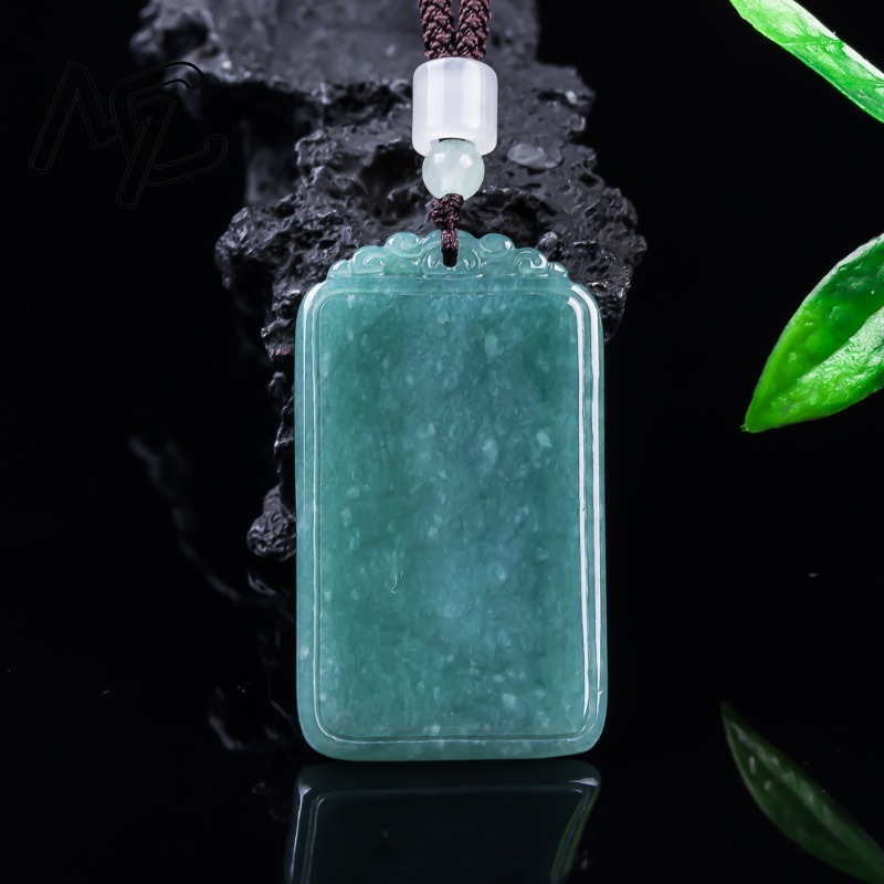 Natural Jade Blue Water Peace  - Jewelry & Watches Spółka Z Ograniczoną Odpowiedzialnością recensie en prijs