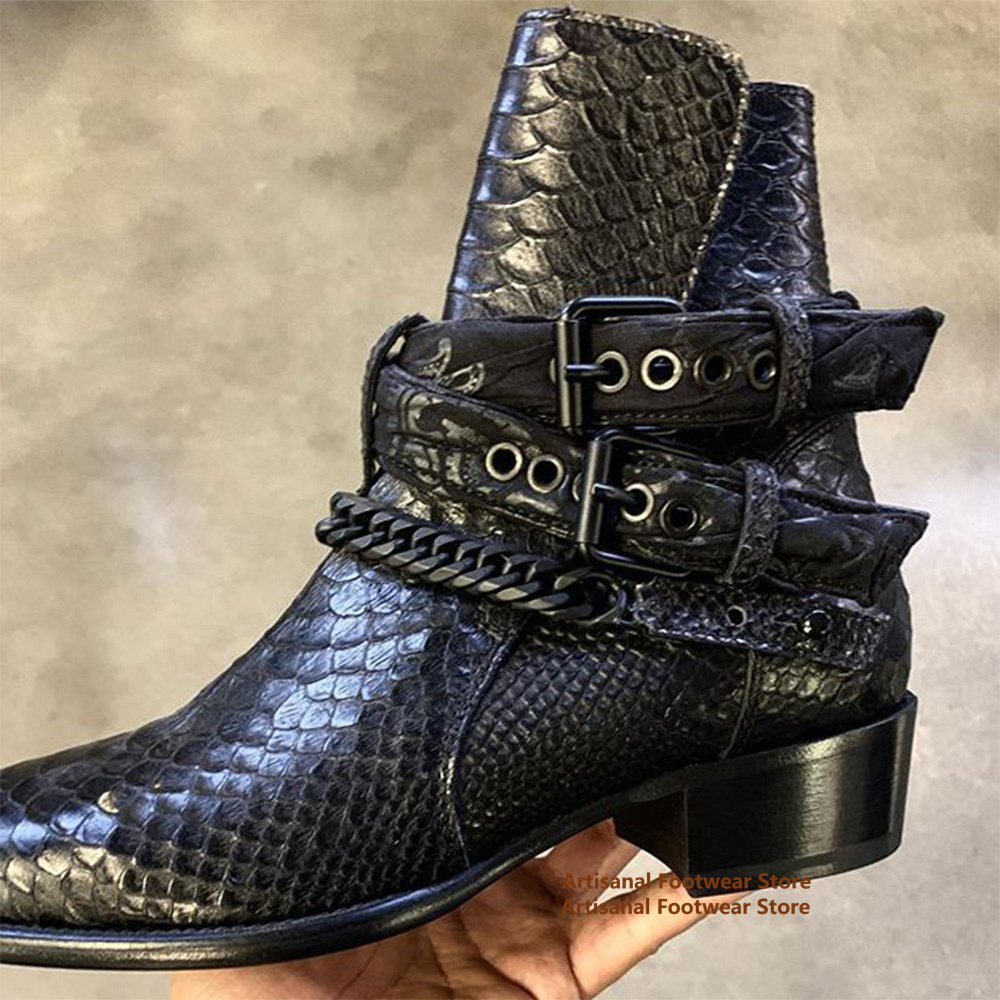 Snake Pattern Chelsea Boots Me - Anklet Foot Chain recensie en prijs