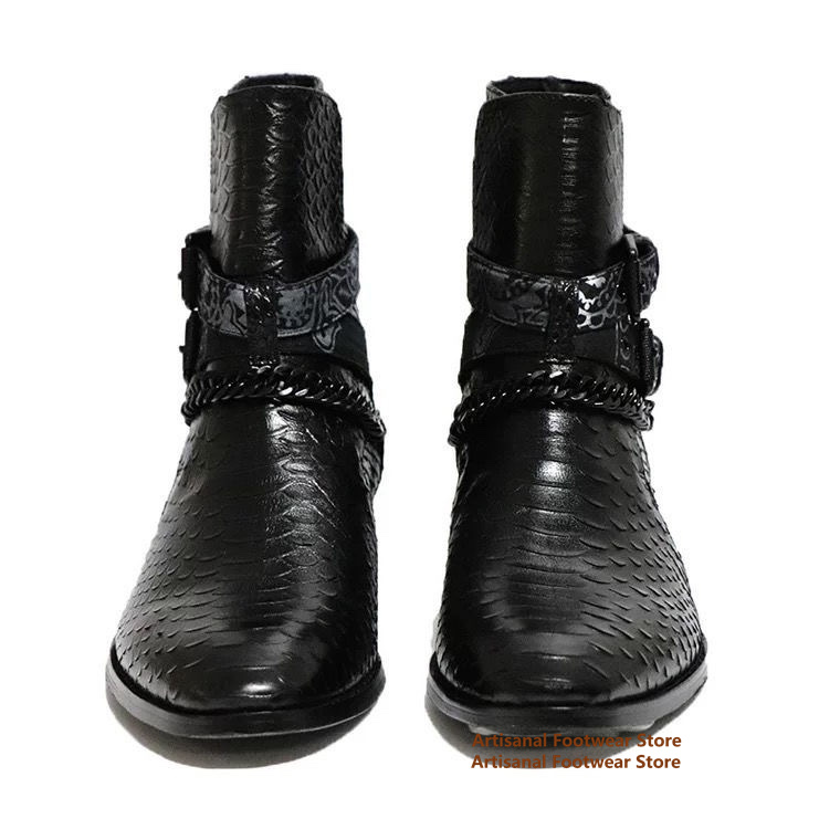 Snake Pattern Chelsea Boots Me - Anklet Foot Chain recensie en prijs