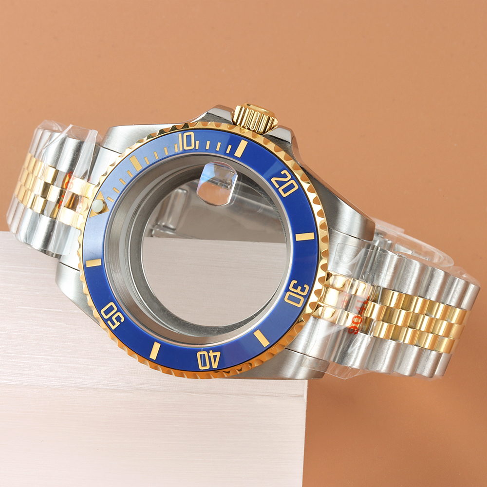 40mm NH35 Gold Watch Case Dark - Jared Jewelry Watches recensie en prijs