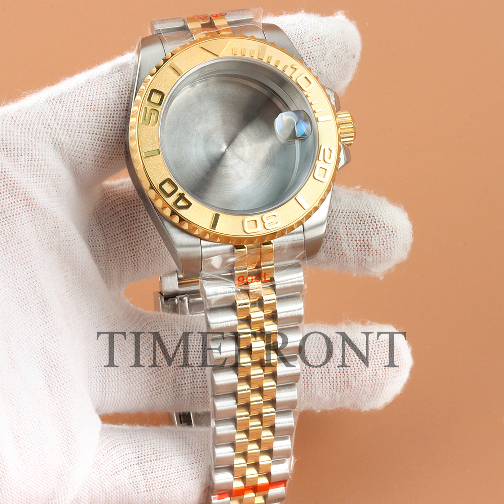40mm NH35 Gold Watch Case Dark - Jared Jewelry Watches recensie en prijs