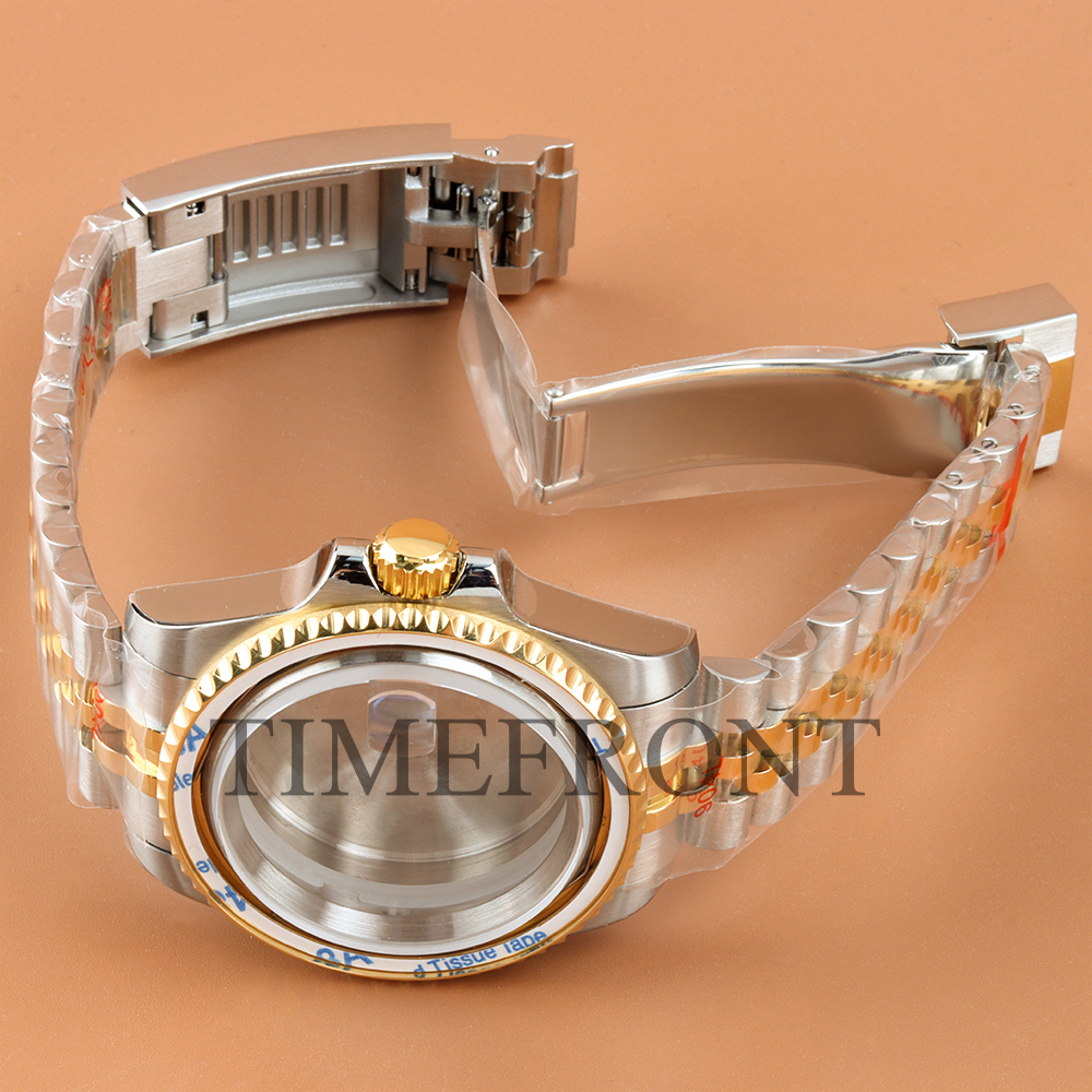40mm NH35 Gold Watch Case Dark - Jared Jewelry Watches recensie en prijs