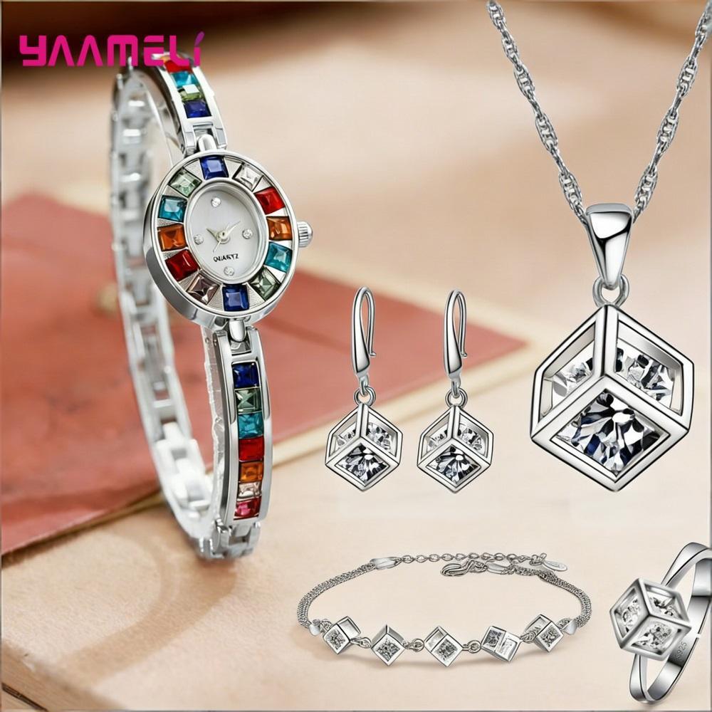 Luxuriou 925 Sterling Silver G - Best Jewelry Watches Women recensie en prijs