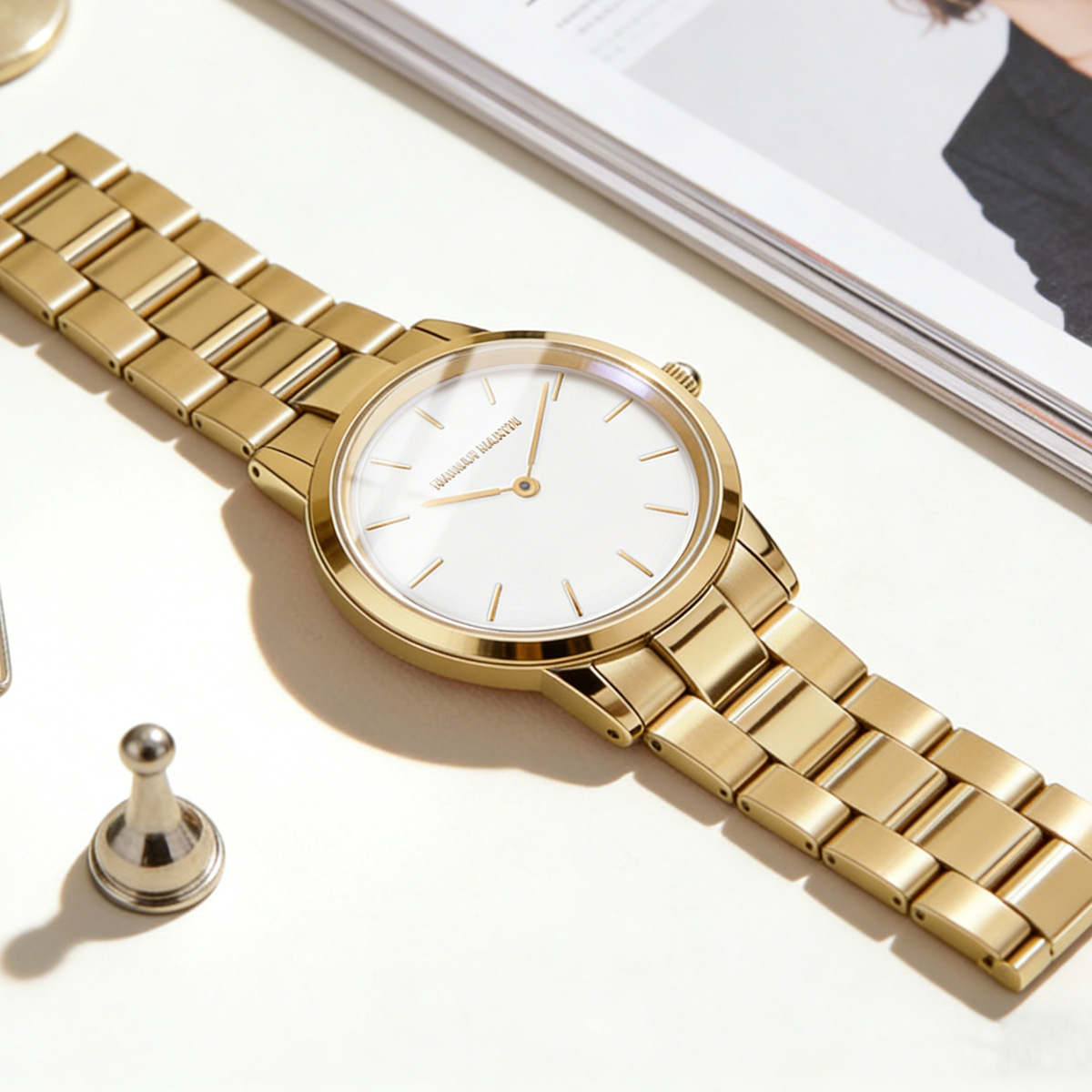 Womens Watch Rose Gold Stainle - Jewelry Watches Gold recensie en prijs