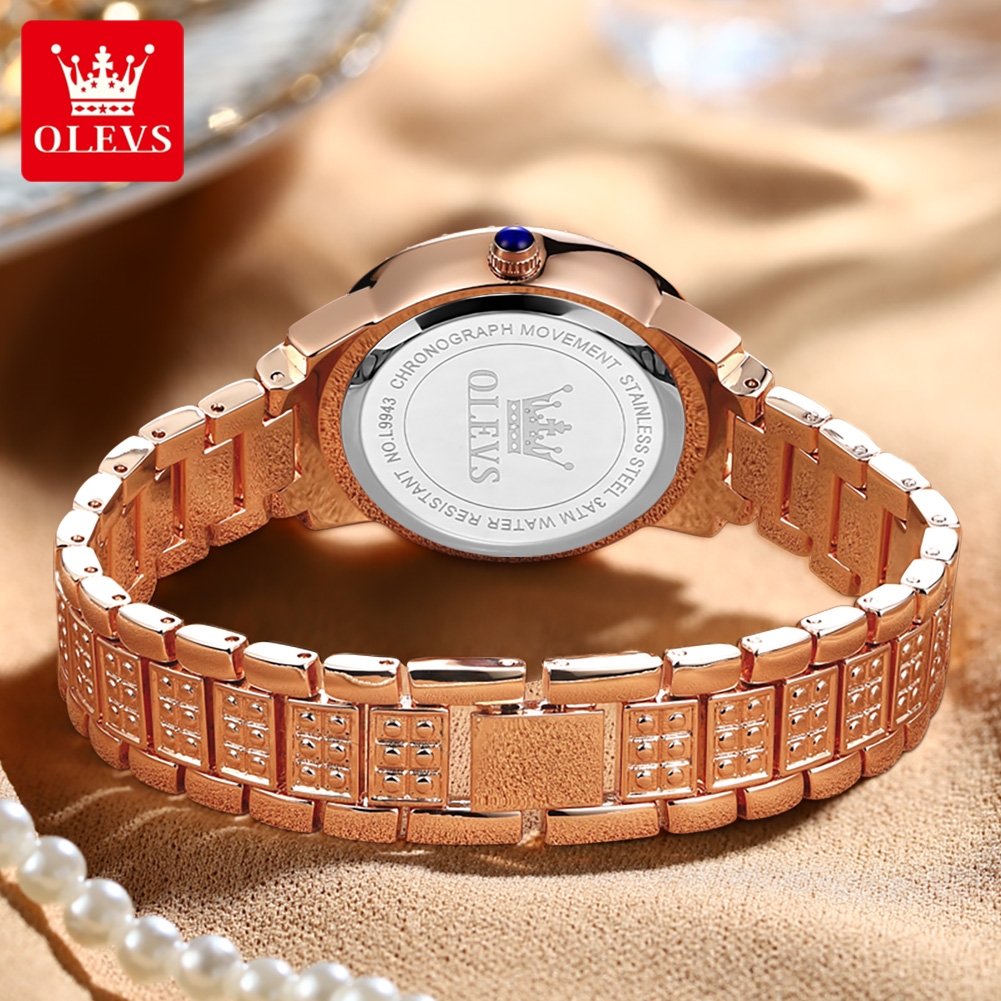 OLEVS 9943 Luxury All Diamond  - Jewelry Watches Gold recensie en prijs